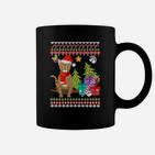 Festliches Katzen-Weihnachts-Tassen, Ugly-Sweater-Design