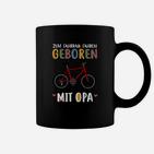Geboren zum Fahrradfahren mit Opa Tassen für Herren, Radfahrer Motiv