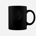 Herren Drachen-Logo Tassen in Schwarz, Bequemes Modedesign