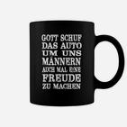 Herren Tassen Gott schuf das Auto - Freude für Männer, Auto-Enthusiasten Tee