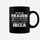 Ibiza-Liebhaber Damen Tassen: Beste fahren Ibiza, Frauen-Spruch Tee