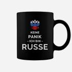 Keine Panik Ich bin Russe Tassen mit humorvollem Spruch