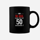 Lustiges Tassen zum 50. Geburtstag für Herren, So geil mit 50 & Krone