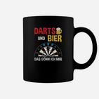 Optimized Darts und Bier Freizeit Tassen, Motiv 'Das gönn ich mir' für Dartspieler