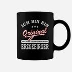 Original Erzgebirger Tassen Schwarz, Liebevoll Gemacht Design