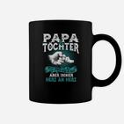 Papa Tochter Herz an Herz Tassen, Liebevolles Familien Tee