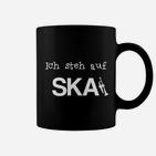 Schwarzes Ska-Musik-Fan Tassen Ich steh auf SKA, Band-Fanartikel