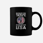 USA-Fan Therapieersatz Tassen, Amerikanische Flagge Design