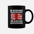 Werderaner Helden Fußball-Fan-Tassen, Grün-Weiß Support Tee