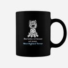 West Highland Terrier Tassen: Leben ist besser mit einem Westie