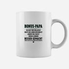 Bonus-Papa Herren Tassen, Liebevolle Botschaft für Stiefväter