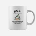 Fahrrad-Glück Herren Tassen, Spruch über das Kaufen von Glück
