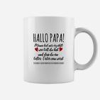 Hallo Papa! Schwangerschafts-Bekanntgabe Tassen für werdende Väter, Überraschung