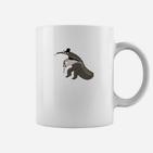 Lustiger Ameisenbär Mit Stock Tassen