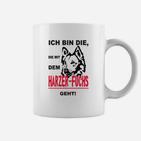 Lustiges Harzer-Fuchs Tassen für Hundeliebhaber, Hunde-Design Tee
