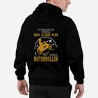 06 Älterer Mann Motorroller Hoodie