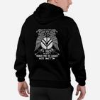 Adler-Motiv Hoodie Ich will aufwachen Spruch, Schwarzes Traum Tee