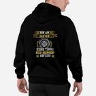 Dartspieler Hoodie mit Spruch, Lustiges Hoodie für Dart Fans