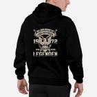 Geburt von Legenden 1972 Hoodie, Adler Motiv Tee