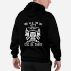 Gothic-Style Schädel-Print Hoodie, Die St. Galle Motiv