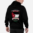 Ich Bin Nicht Perfekt, Aber Jordanier Hoodie mit Nationalstolz