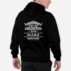 Im März Geboren Hoodie für Soldaten, Qualitäts-Geburtstags-Hoodie