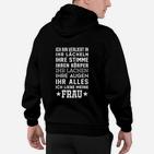 Liebeserklärung Herren Hoodie - Ich liebe meine Frau, Romantische Überraschung