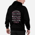 Liebevolle Oma Hoodie mit Herzlichen Sprüchen, Familien Geschenkidee