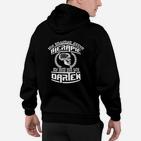 Lustiges Dart-Grillen Hoodie, Ich Brauche Keine Therapie Motiv