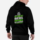 Lustiges Trucker Hoodie: Diesel, Koffein & Kraftausdrücke