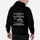 Manche Spielten Kindheit Traktoren Hoodie