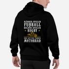 Motorrad Helden Rugby Hoodie für Herren, Lustiges Spruch Hoodie