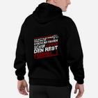 Motorsport-Fan Hoodie, Stockcar & Formel 1 Spruch, Schwarz