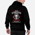 Österreichisches Stolz-Hoodie, Totenkopf-Design mit Spruch