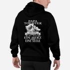 Papa-Tochter Herz & Seele Verbundenheit Hoodie, Einzigartiges Design