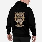 Personalisiertes Adler Geburtstags-Hoodie, August Spruch