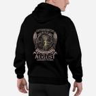 Personalisiertes Geburtstags-Hoodie für Männer, August Geburt, Adlermotiv