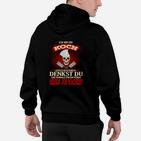 Schwarzes Koch-Hoodie mit Totenkopf, Lustiges Spruch Tee