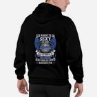 Sexy und Harter Arbeiter Spruch Hoodie, Humorvolles Schwarz Tee