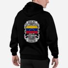 Venezuela Flaggen Hoodie, Patriotischer Aufdruck, Schwarz