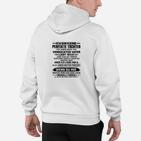 Vater-Tochter Spruch Hoodie, Statement Tee für Töchter