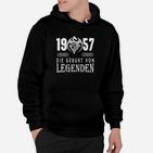 1957 Die Geburt von Legenden Hoodie, Retro Tee für Herren