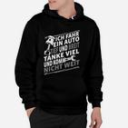 Auto-Themen Hoodie Tief & Breit, Lustiges Spruch-Hoodie für Tuning-Fans