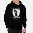 Basler Stolz Schwarzes Hoodie, Wappen & Spruch Design