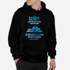 Bergsteiger Hoodie: Glück in den Bergen finden, Spruch Tee