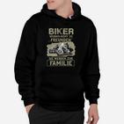 Biker Werden Zur Familie Tee Hoodie