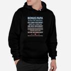 Bonus Papa Hoodie, Lustiges Stiefvater-Design