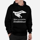 Borkum-Insel Hoodie Meine Wohlfühlinsel, Schwarzes Urlaubsmotiv Tee