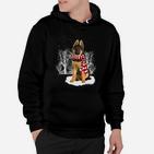 Deutscher Schäferhund Fröhliche Weihnachten Hoodie