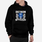 Dietikon Stolzes Heimatstadt Hoodie, Flügel-Wappen Design